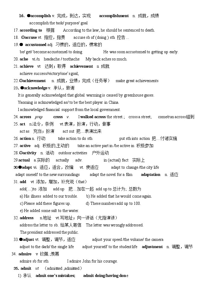 高考人教版英语3500词汇_(绝对有用)第2页
