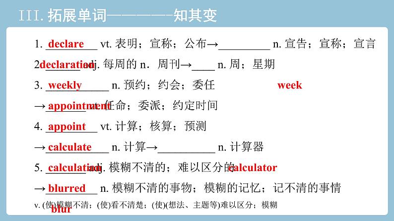 2021-2022学年高中英语新人教版选择性必修四 Unit1 Science fiction 教材知识串讲 课件07