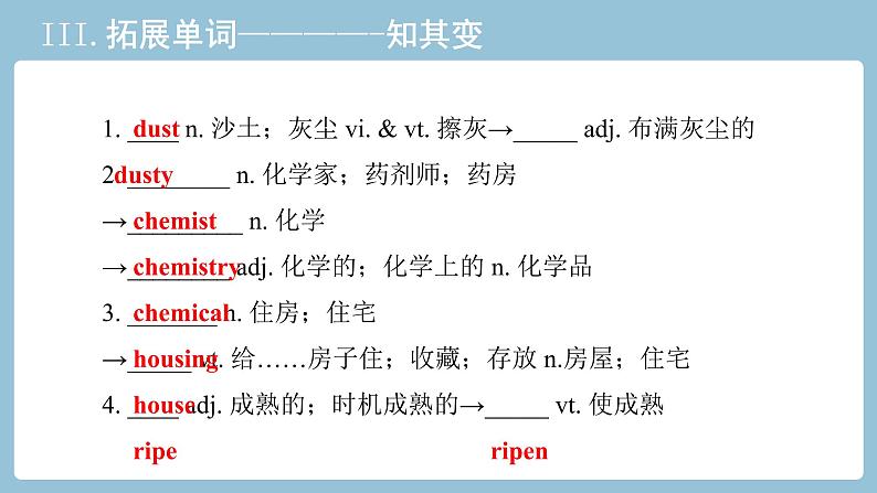 2021-2022学年高中英语新人教版选择性必修四：Unit4 Sharing 教材知识串讲 课件第6页