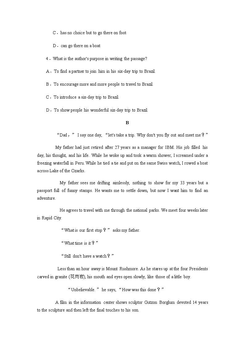 2021-2022学年高中英语新人教版（2019）必修第一册：Unit 2 Discovering Useful Structures 同步练习-第3页