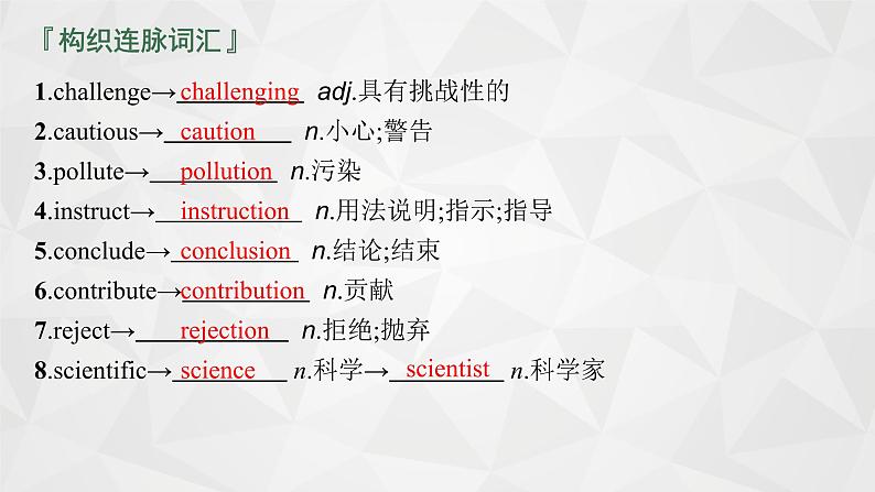 （新高考）2022届高中英语人教版一轮复习 分册一 必修5 Unit 1 Great scientists 精品课件08