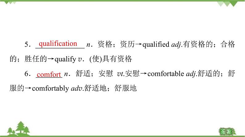 2021-2022学年高中人教版英语选修7课件：Unit5+SectionⅡ　Learning+about+Language07