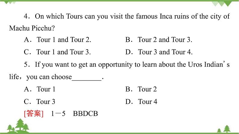 2021-2022学年高中人教版英语选修7课件：Unit5+SectionⅣ　Using+Language07