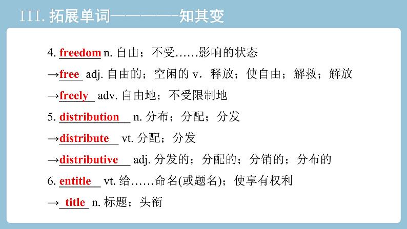 2021-2022学年高中英语新人教版选择性必修四：Unit2 Iconic attractions 教材知识串讲 课件08