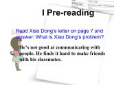 人教版新课标必修一UNIT 2 Reading and Writing课件（11张ppt）