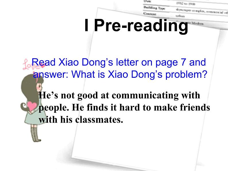 人教版新课标必修一UNIT 2 Reading and Writing课件（11张ppt）03