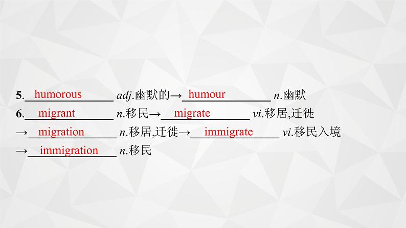 （新高考）2022届高中英语外研版一轮复习 选修7 必备预习案 Module 4 Music Born in America 精品课件08