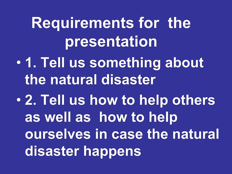 人教版高中英语必修1Unit 4 Project Presentation课件（共105张PPT）第5页