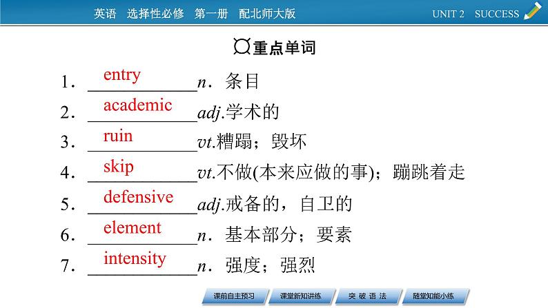 2020-2021学年高中新北师大版英语选择性必修第一册UNIT 2 Period 4 Lesson 3课件03