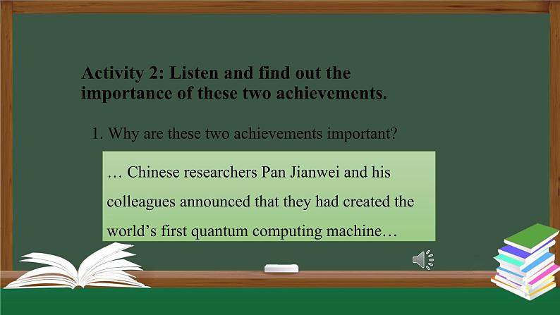 高二英语 新人教版 选择性必修2 Unit1 Science and ScientistsListening and Speaking (Workbook)-课件第7页