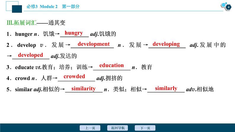 2022版高考英语（外研版）一轮复习课件：必修3 2 Module 2　Developing and Developed Countries第5页