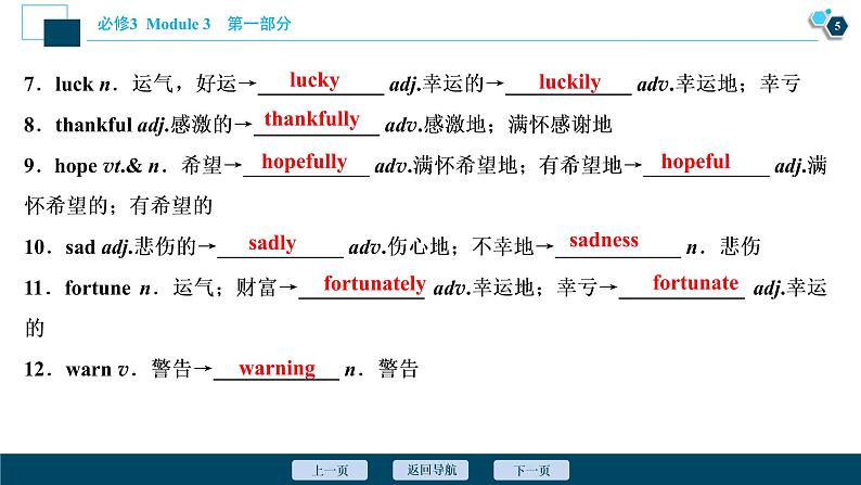 2022版高考英语（外研版）一轮复习课件：必修3 3 Module 3　The Violence of Nature第6页