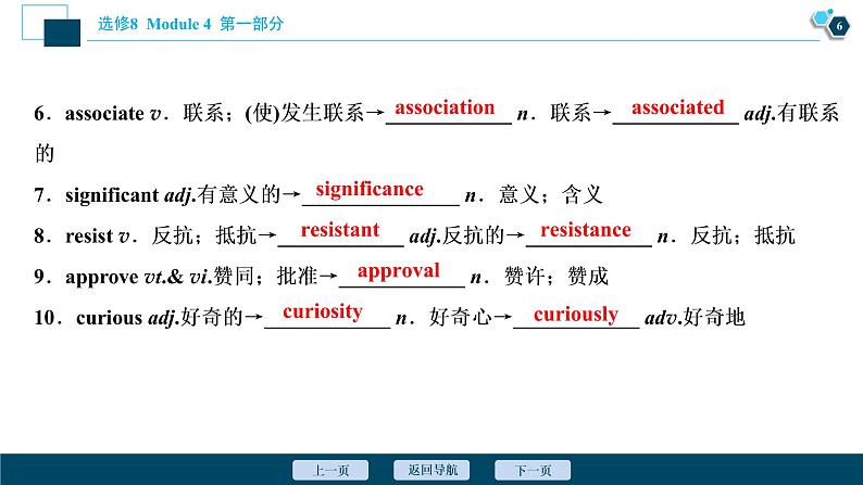 2022版高考英语（外研版）一轮复习课件：选修8 4 Module 4　Which English？第7页