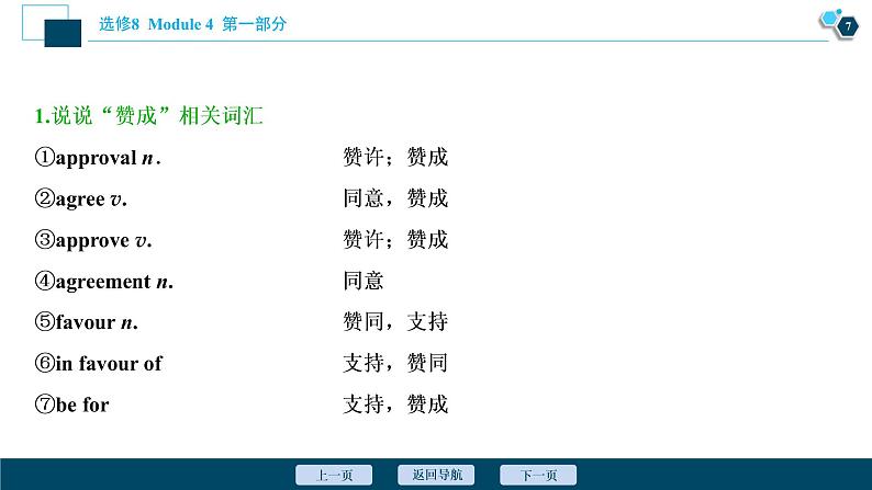 2022版高考英语（外研版）一轮复习课件：选修8 4 Module 4　Which English？第8页