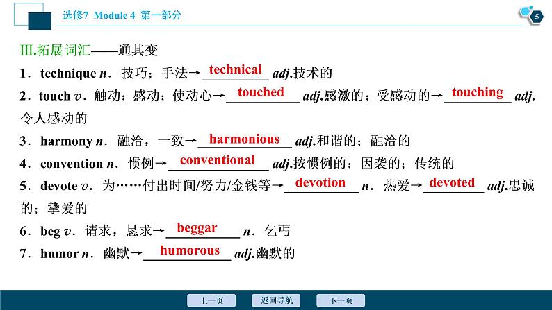 2022版高考英语（外研版）一轮复习课件：选修7 4 Module 4　Music Born in America06