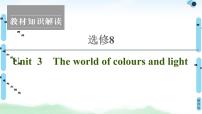 2022版高考英语（译林版）一轮复习课件： 选修8 Unit 3 The world of colours and light