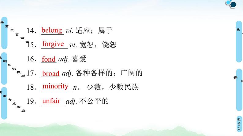 2022版新高考英语（北师大版）一轮复习课件：必修4 Unit 12 Culture Shock第8页