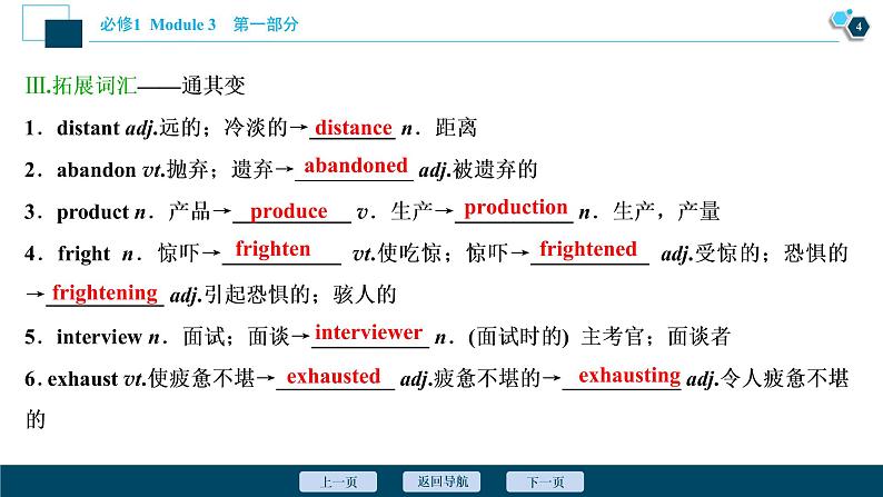 2022版高考英语（外研版）一轮复习课件：必修1 3 Module 3　My First Ride on a Train05