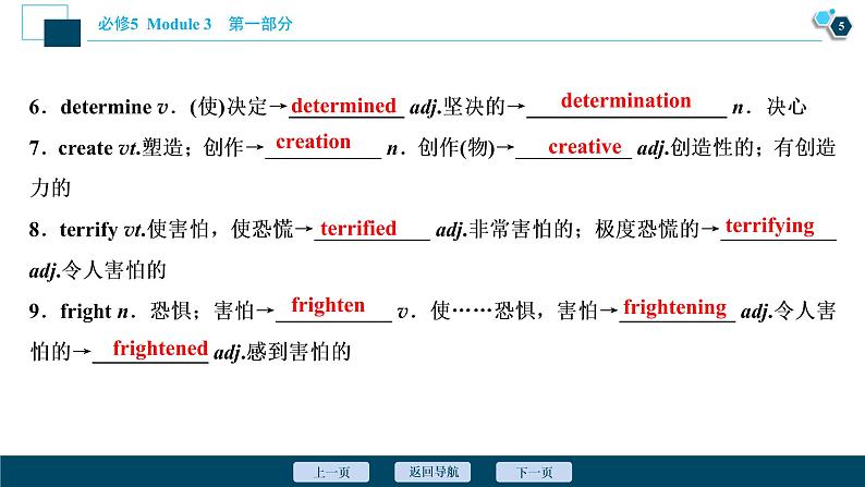 2022版高考英语（外研版）一轮复习课件：必修5 3 Module 3　Adventure in Literature and the Cinema第6页