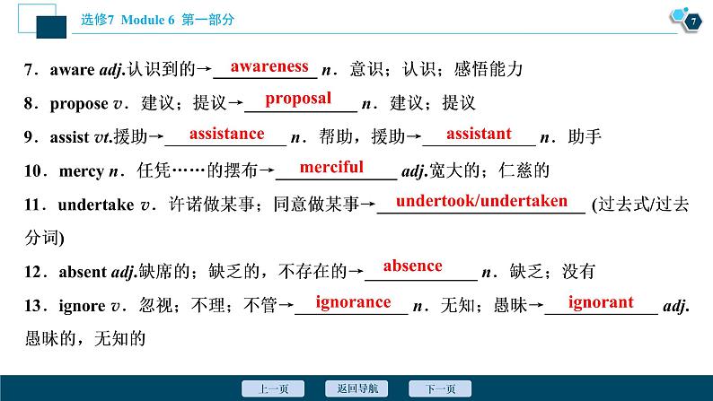 2022版高考英语（外研版）一轮复习课件：选修7 6 Module 6　The World’s Cultural Heritage第8页