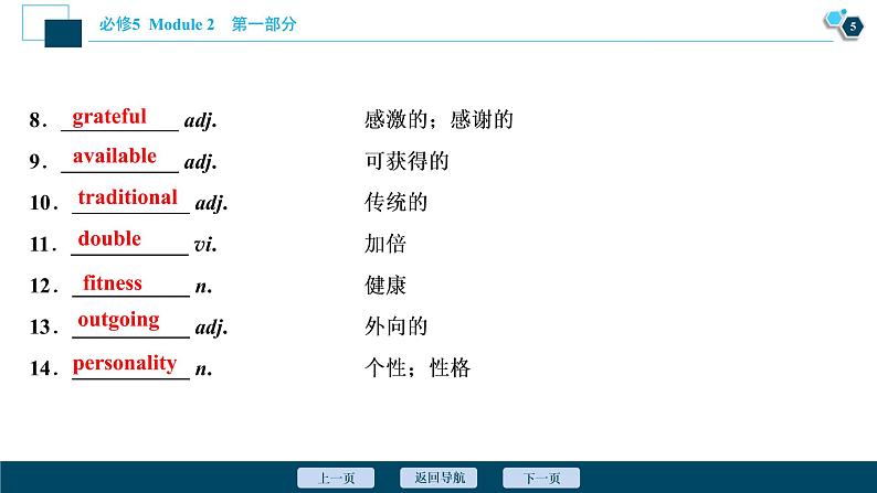 2022版高考英语（外研版）一轮复习课件：必修5 2 Module 2　A Job Worth Doing第6页