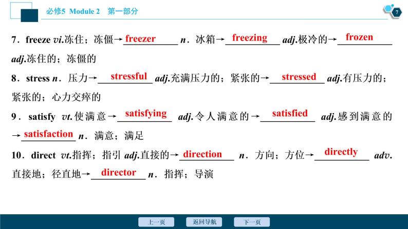 2022版高考英语（外研版）一轮复习课件：必修5 2 Module 2　A Job Worth Doing08