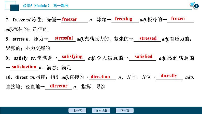 2022版高考英语（外研版）一轮复习课件：必修5 2 Module 2　A Job Worth Doing第8页