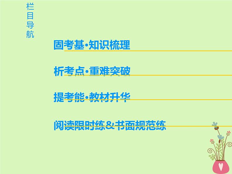 2022版高三英语一轮复习课件： 第1部分 基础知识解读 Unit 9 Wheels课件 北师大版必修3第2页