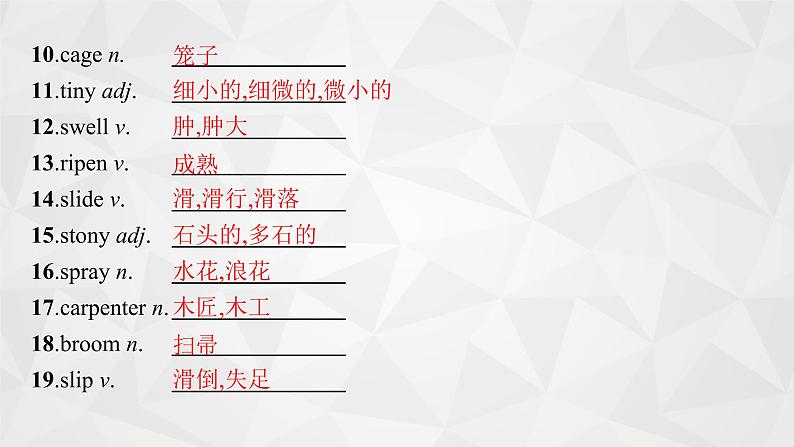 （新高考）2022届高中英语外研版一轮复习 选修6 必备预习案 Module 3 Interpersonal Relationships—Friendship 精品课件第6页