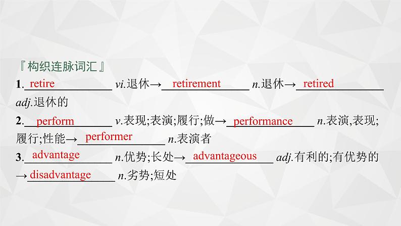 （新高考）2022届高中英语外研版一轮复习 必修5 必备预习案Module 5 The Great Sports Personality 精品课件06