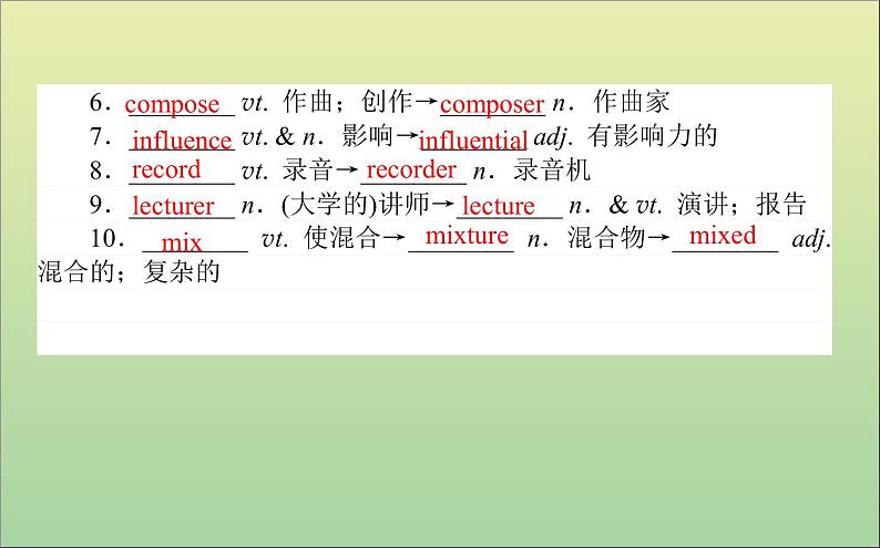 2022高考英语一轮复习Module3Music课件外研版必修205