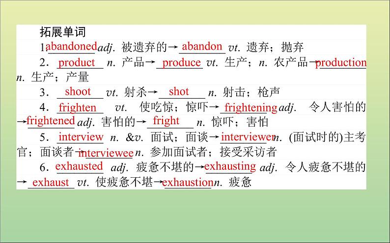 2022高考英语一轮复习Module3MyFirstRideonaTrain课件外研版必修104