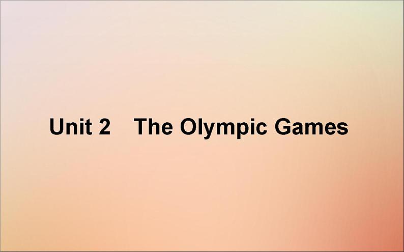 2022高考英语一轮复习Unit2TheOlympicGames课件新人教版必修2第1页