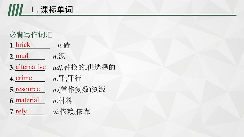 （新高考）2022届高中英语外研版一轮复习 必修4 必备预习案 Module 1 Life in the Future 精品课件第2页