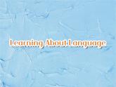 人教版（2019）英语高中选择性必修第一册 Unit 4 Learning about language课件PPT