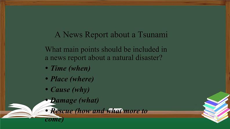 高一英语 新人教版 必修1 Unit4 Natural Disasters Reading for Writing-课件04