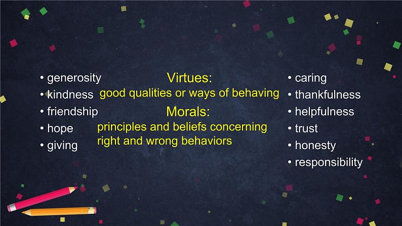 高一英语 新人教版 必修3 Unit 2 Morals And Virtues (1)-课件04