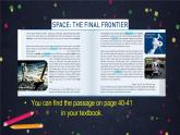 高一英语 新人教版 必修3 Unit 4 Space Exploration (2)-课件