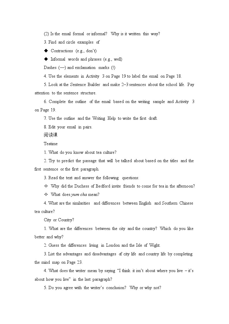 (学案)Unit 1 Life Choices—Writing Workshop & Reading Club02