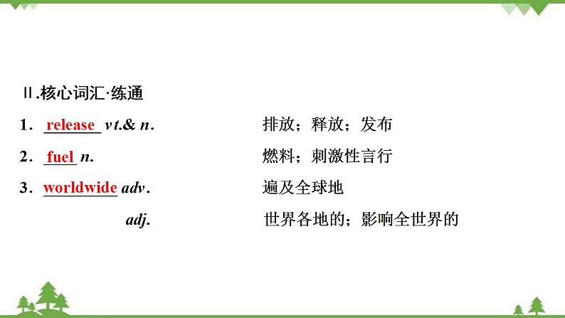 新教材2022新高考英语人教版一轮总复习课件：选择性必修第三册+UNIT+3　ENVIRONMENTAL+PROTECTION07