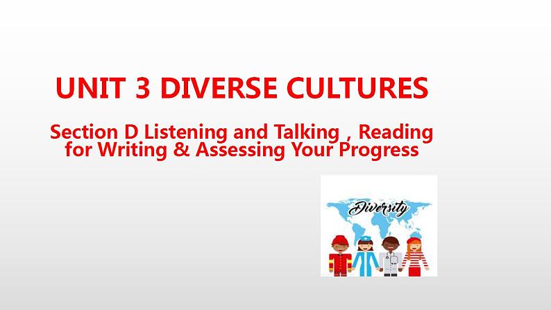 人教版英语必修第三册教学课件：Unit 3 Diverse Cultures Section D(共25张)01