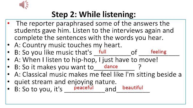 人教版英语必修第二册5.1《Listening&Speaking&Talking》课件第6页
