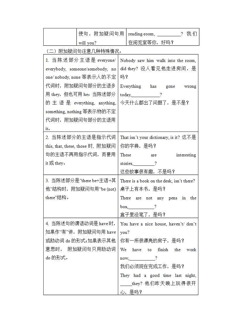 人教版英语必修第一册(学案)Unit3 Sports and Fitness-Discovering Useful Structure03