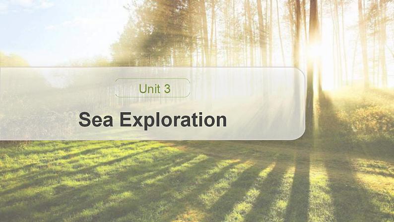 人教版英语选择性必修4课件Unit3 Period Five Writing—An argumentative essay on sea exploration01