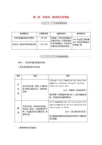 高考英语一轮复习语法专题提升第一部分掌握基础词法1.2形容词副词和比较等级学案含解析