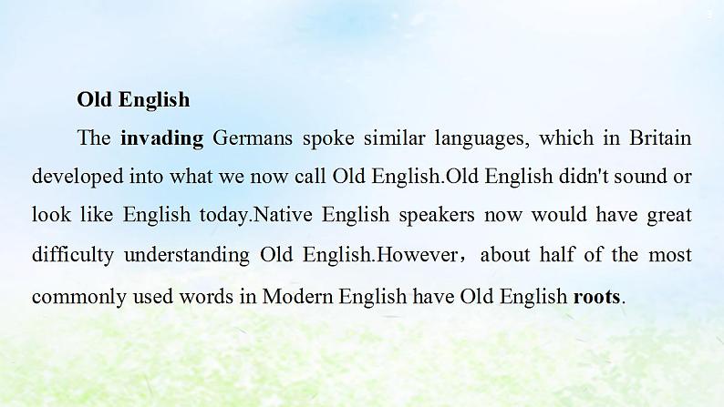 人教版高中英语必修1 Unit 2 English around the world SectionⅠWarming Up Pre_reading&Reading 课件03