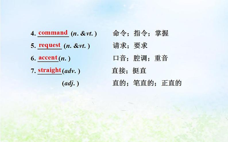 人教版高中英语必修一 Unit 2 English Around the World language points课件(49张）03