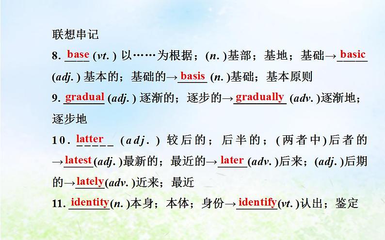 人教版高中英语必修一 Unit 2 English Around the World language points课件(49张）04