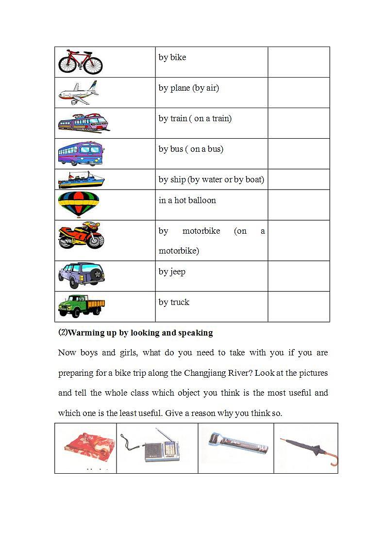 人教版高中英语必修一 Unit3 Travel journalPeriod1Reading教案（11页word版）03