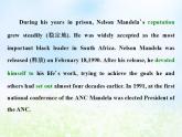 人教版高中英语必修一 Unit5 Nelson Mandela-a modern heroPeriod1 Warming Up & Reading — Pre-reading1课件（21张）